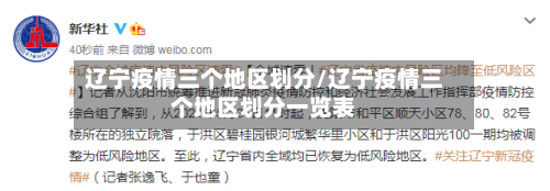 辽宁疫情三个地区划分/辽宁疫情三个地区划分一览表-第2张图片