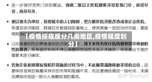 【疫情按程度分几类地区,疫情程度划分】-第2张图片