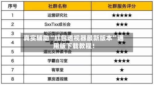 真实辅助“红包透视器最新版本	”通用版下载教程！-第2张图片