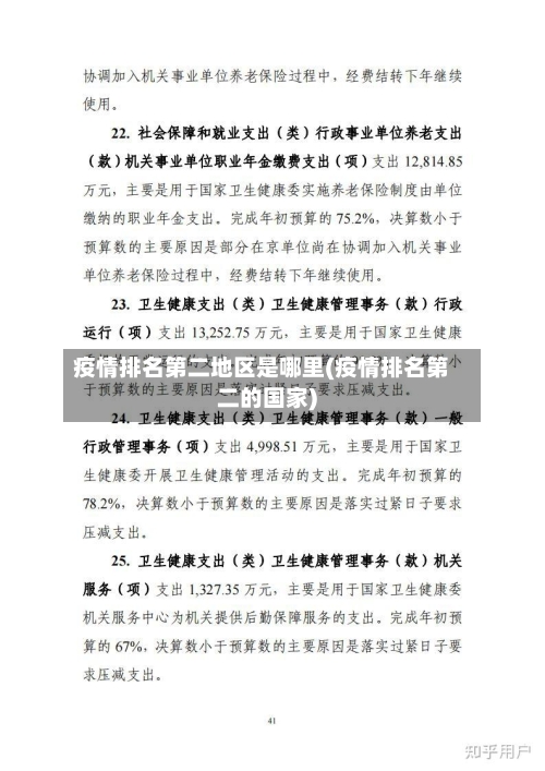 疫情排名第二地区是哪里(疫情排名第二的国家)-第3张图片
