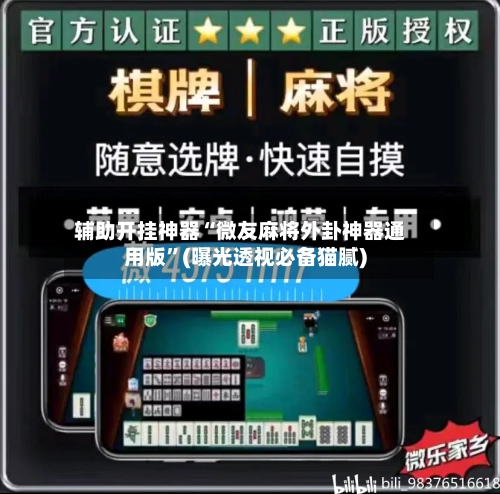 辅助开挂神器“微友麻将外卦神器通用版”(曝光透视必备猫腻)-第2张图片