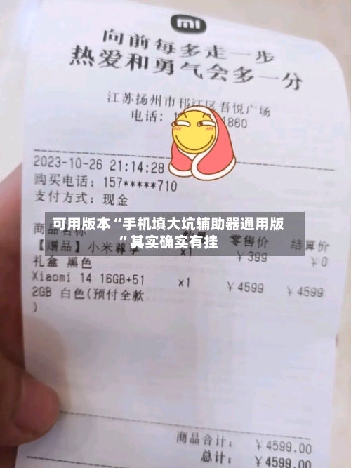 可用版本“手机填大坑辅助器通用版”其实确实有挂-第2张图片