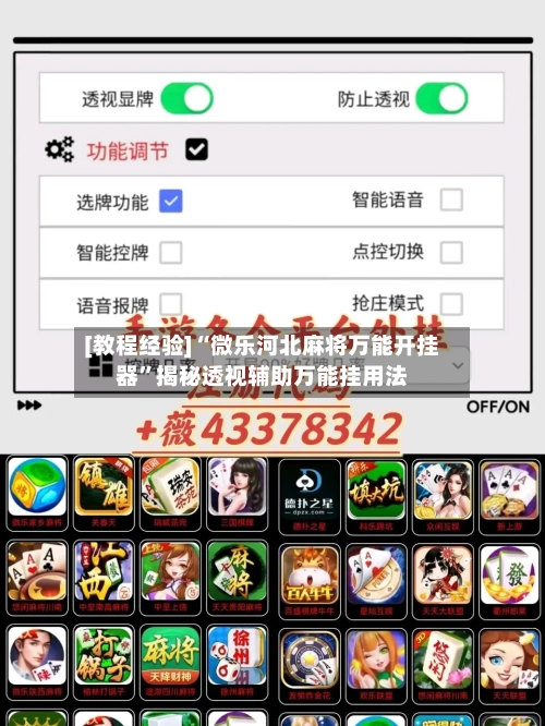 [教程经验]“微乐河北麻将万能开挂器”揭秘透视辅助万能挂用法-第2张图片