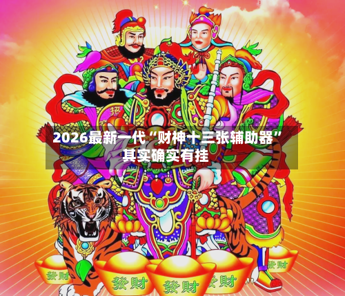2026最新一代“财神十三张辅助器”其实确实有挂-第2张图片