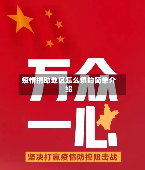 疫情捐助地区怎么填的简单介绍