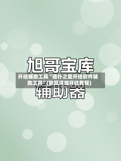 开挂辅助工具“德扑之星开挂软件辅助工具	”(助赢详细开挂教程)-第2张图片