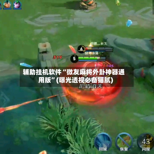 辅助挂机软件“微友麻将外卦神器通用版”(曝光透视必备猫腻)