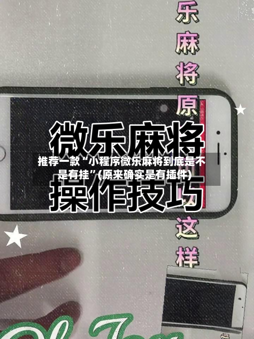 推荐一款“小程序微乐麻将到底是不是有挂	”(原来确实是有插件)-第2张图片