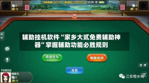 辅助挂机软件“家乡大贰免费辅助神器	”掌握辅助功能必胜规则-第3张图片