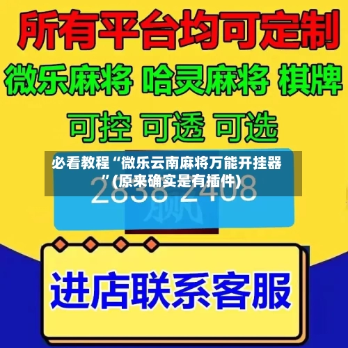 必看教程“微乐云南麻将万能开挂器”(原来确实是有插件)