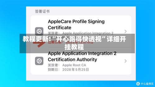 教程更新!“开心跑得快透视”详细开挂教程-第2张图片