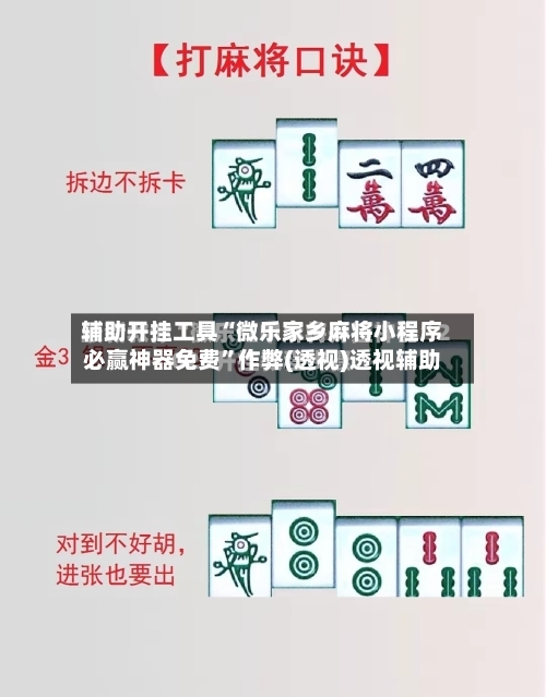 辅助开挂工具“微乐家乡麻将小程序必赢神器免费”作弊(透视)透视辅助-第2张图片