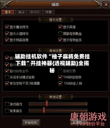 辅助挂机软件“柚子麻将免费挂下载	”开挂神器{透视辅助}全揭秘-第2张图片