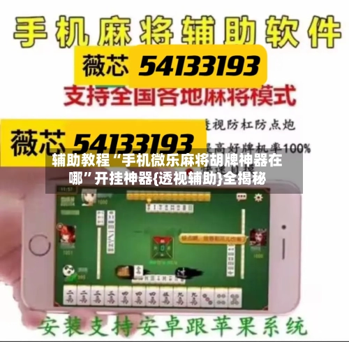 辅助教程“手机微乐麻将胡牌神器在哪”开挂神器{透视辅助}全揭秘-第2张图片