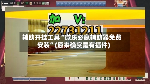 辅助开挂工具“微乐必赢辅助器免费安装	”(原来确实是有插件)-第2张图片