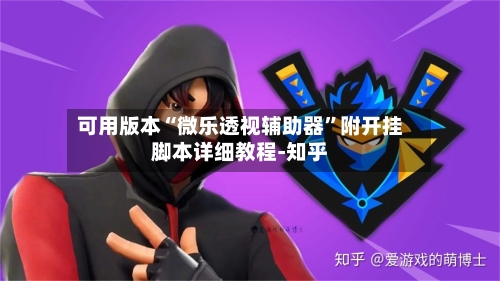 可用版本“微乐透视辅助器”附开挂脚本详细教程-知乎