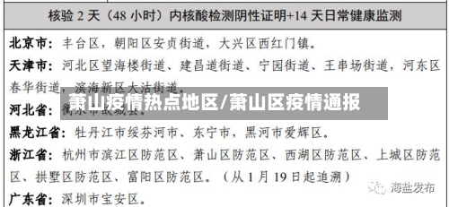 萧山疫情热点地区/萧山区疫情通报-第3张图片