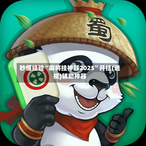 秒懂经验“麻将挂神器2025”开挂(透视)辅助神器-第2张图片