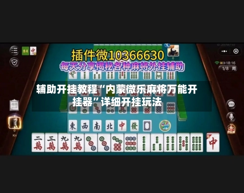 辅助开挂教程“内蒙微乐麻将万能开挂器	”详细开挂玩法-第3张图片
