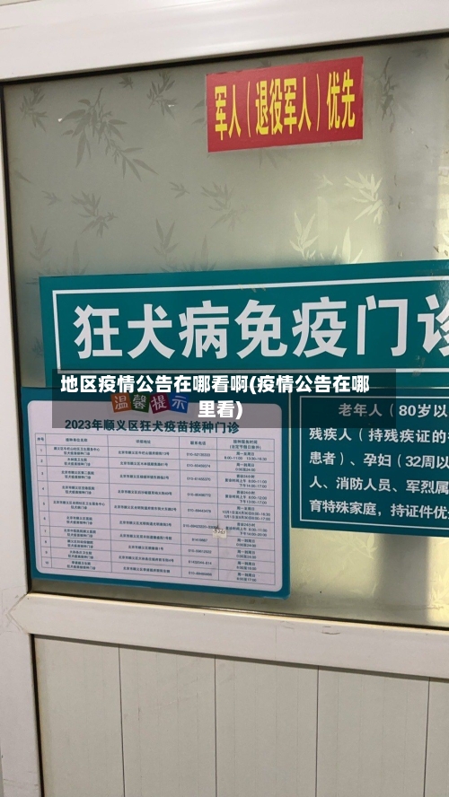 地区疫情公告在哪看啊(疫情公告在哪里看)