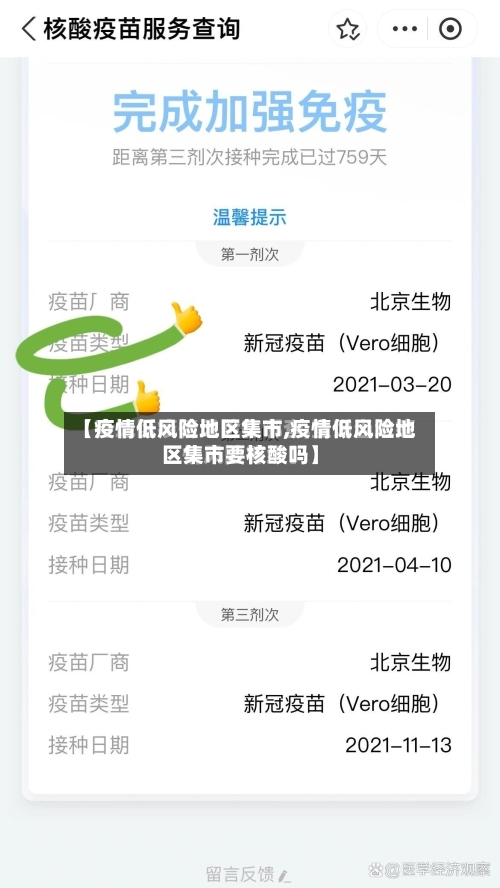 【疫情低风险地区集市,疫情低风险地区集市要核酸吗】-第2张图片