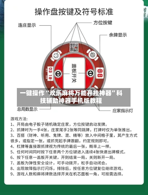一键操作“欢乐麻将万能开挂神器”科技辅助神器手机版教程
