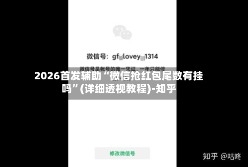 2026首发辅助“微信抢红包尾数有挂吗	”(详细透视教程)-知乎-第2张图片