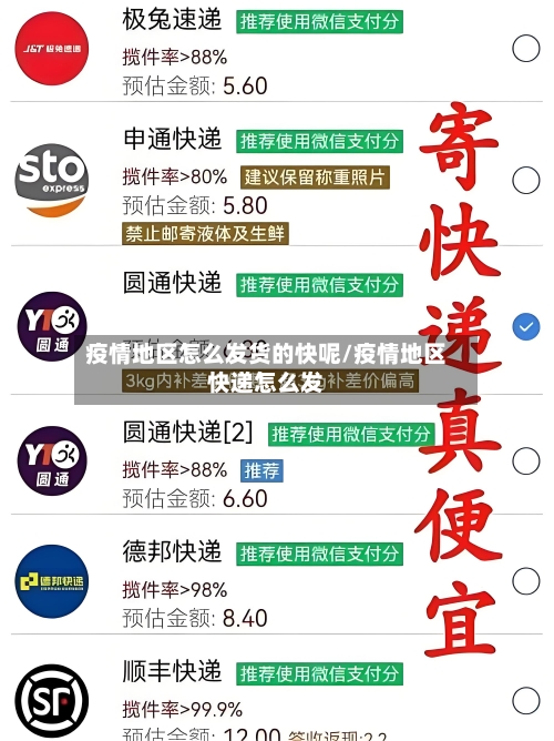 疫情地区怎么发货的快呢/疫情地区快递怎么发-第3张图片