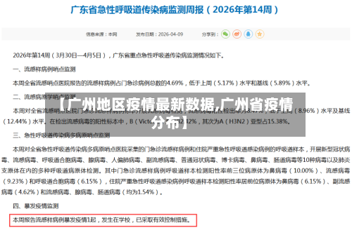 【广州地区疫情最新数据,广州省疫情分布】-第3张图片