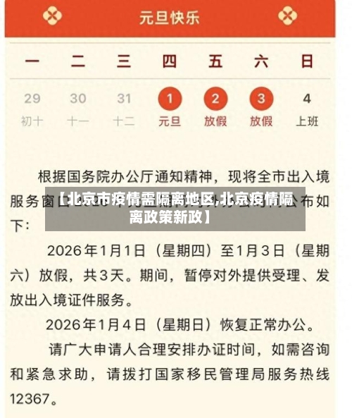 【北京市疫情需隔离地区,北京疫情隔离政策新政】-第2张图片