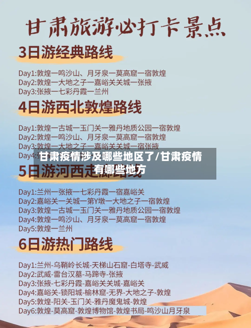 甘肃疫情涉及哪些地区了/甘肃疫情有哪些地方-第2张图片