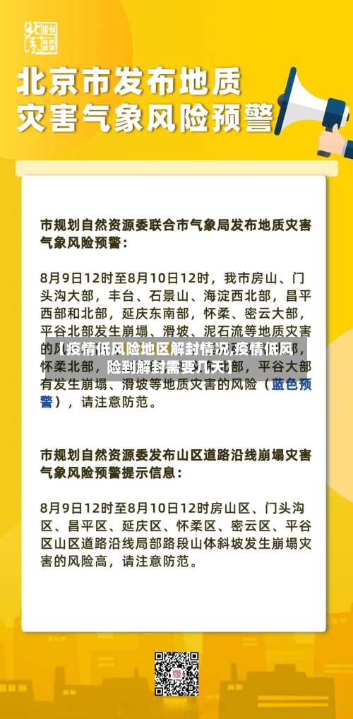 【疫情低风险地区解封情况,疫情低风险到解封需要几天】-第2张图片