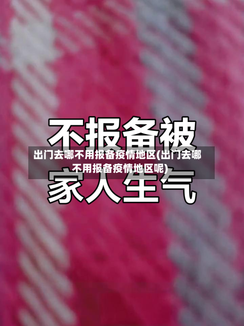 出门去哪不用报备疫情地区(出门去哪不用报备疫情地区呢)-第3张图片