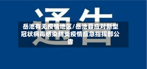 岳池有无疫情地区/岳池县应对新型冠状病毒感染肺炎疫情应急指挥部公告-第2张图片