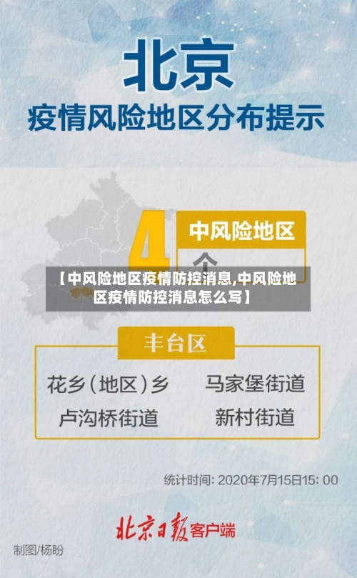 【中风险地区疫情防控消息,中风险地区疫情防控消息怎么写】