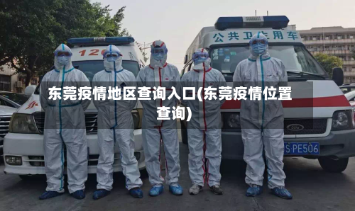 东莞疫情地区查询入口(东莞疫情位置查询)