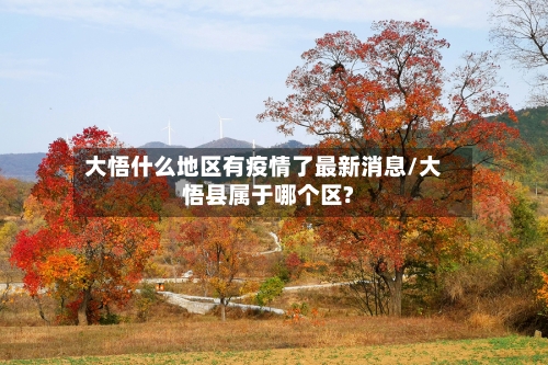 大悟什么地区有疫情了最新消息/大悟县属于哪个区?