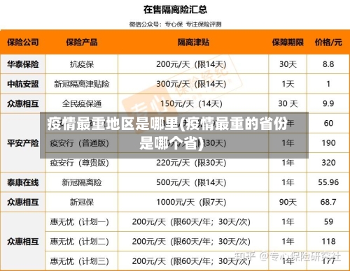 疫情最重地区是哪里(疫情最重的省份是哪个省)-第2张图片
