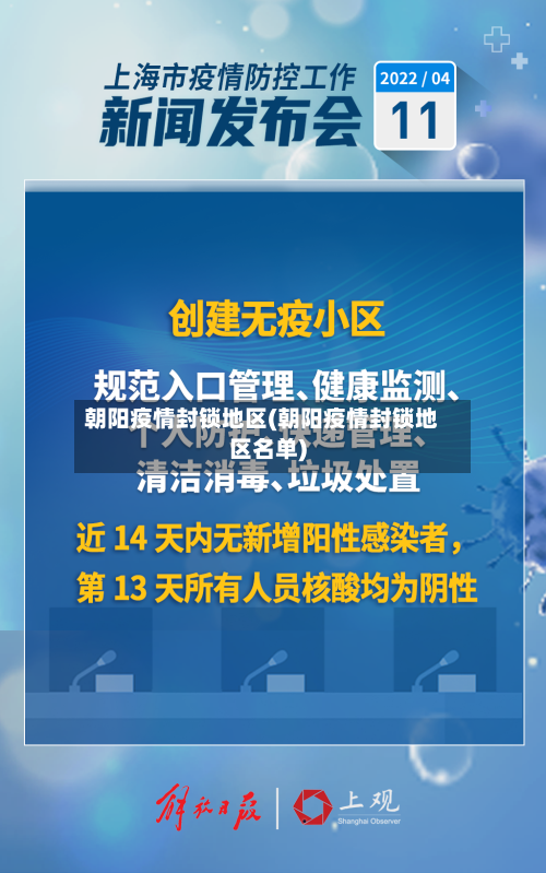 朝阳疫情封锁地区(朝阳疫情封锁地区名单)-第2张图片