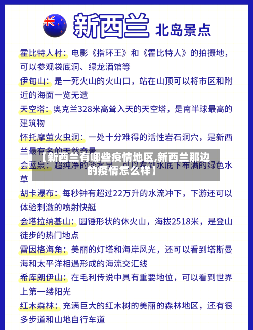 【新西兰有哪些疫情地区,新西兰那边的疫情怎么样】