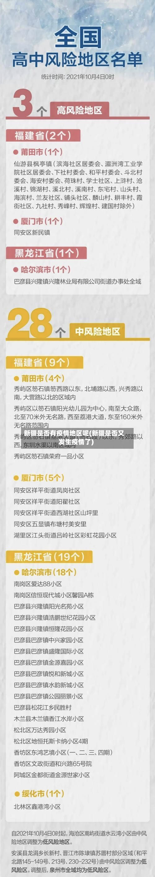 新疆是否有疫情地区呢(新疆是否又发生疫情了)-第2张图片