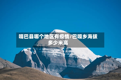 嘎巴县哪个地区有疫情/巴嘎乡海拔多少米高