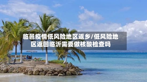 临邑疫情低风险地区返乡/低风险地区返回临沂需要做核酸检查吗